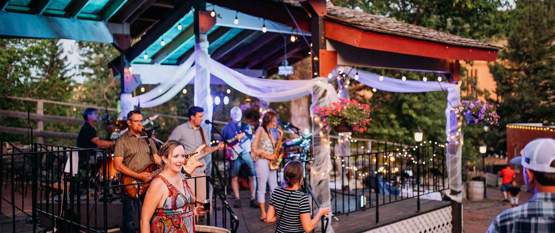 Dancing Outside Pavilion