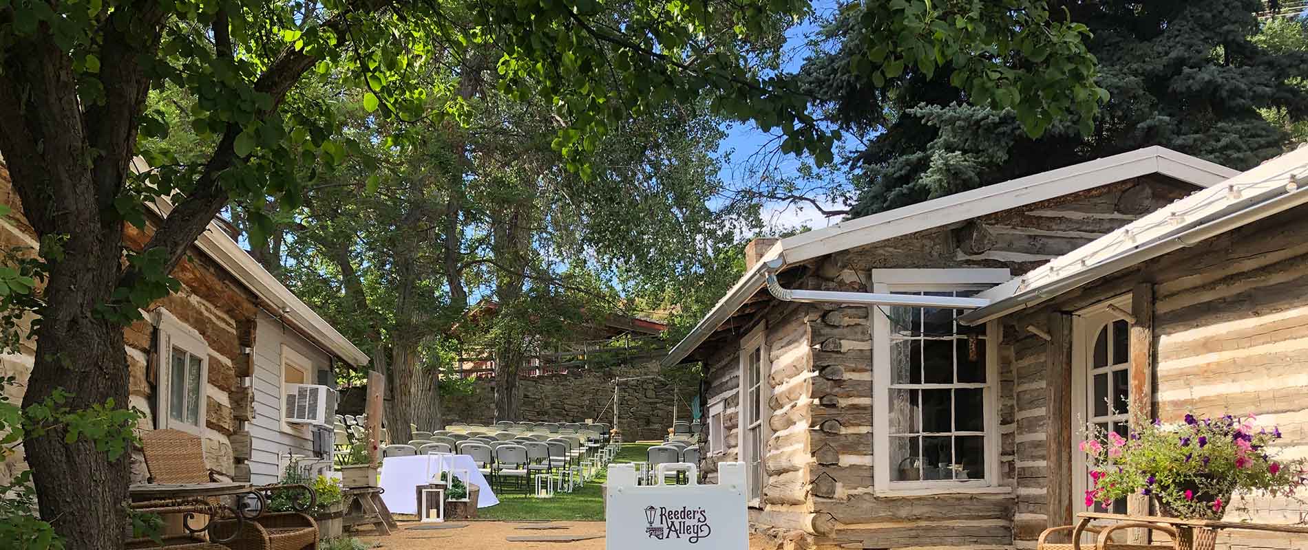 View of Caretaker's Lawn from the Pioneer Cabin